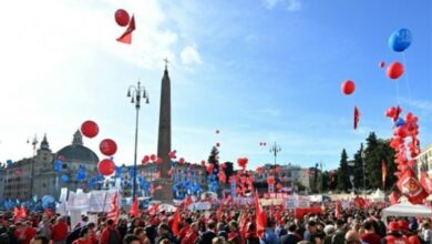 إضراب جماعي في إيطاليا احتجاجًا على سياسات ميزانية ميلوني