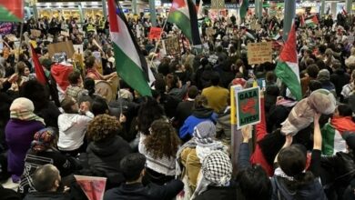 استمرار التظاهرات في مختلف الدول الأوروبية لدعم فلسطين