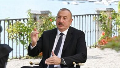 علييف: لم يعد هناك عائق أمام توقيع اتفاق سلام مع أرمينيا