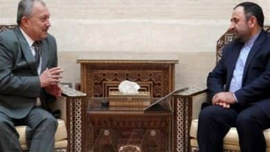 لقاء السفير الإيراني مع رئيس الوزراء السوري