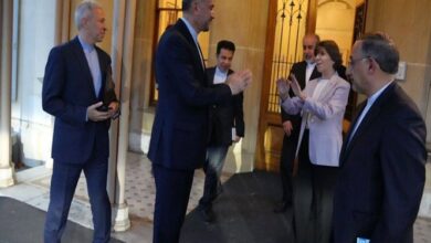 لقاء ومحادثة أمير عبداللهيان مع نظيره الفرنسي في جنيف