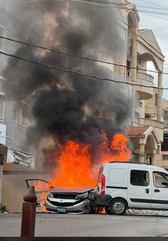 غارة جوية إسرائيلية بطائرة بدون طيار على سيارة في جنوب لبنان