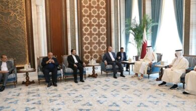 أمير قطر يثمن الجهود التي تبذلها إيران للتوصل إلى حل سياسي ينهي الحرب على غزة