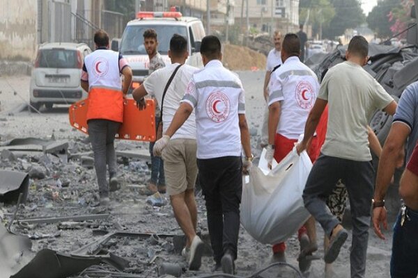 الصهاينة لا يرحمون قوات الإغاثة في قطاع غزة