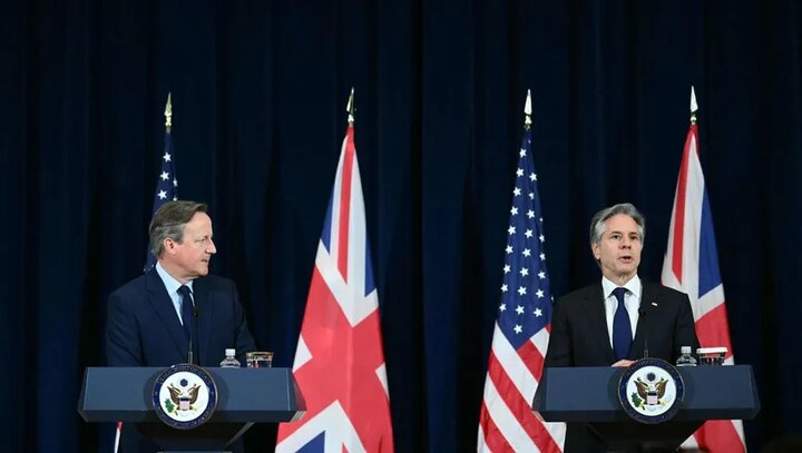 اجتماع وزيري خارجية الولايات المتحدة وإنجلترا