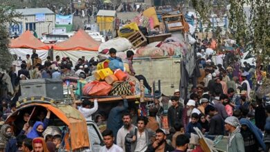 دعم المتظاهرين الباكستانيين للترحيل غير القسري للاجئين الأفغان