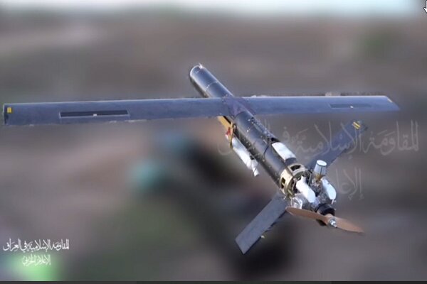فيديو لهجوم طائرة بدون طيار تابعة للمقاومة الإسلامية العراقية على قاعدة جوية صهيونية