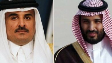 وشدد أمير قطر وولي العهد السعودي على منع التوتر في المنطقة