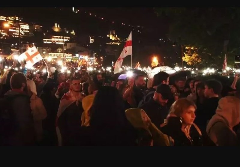 تصاعد الاحتجاجات الغربية في جورجيا