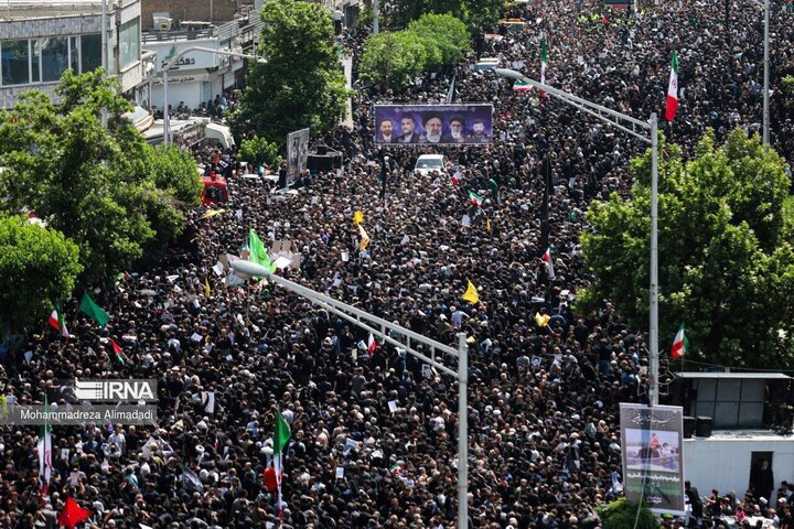 رشاتودي: ملايين الأشخاص شاركوا في مراسم تشييع الرئيس رئيسي