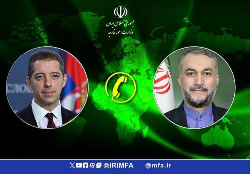 محادثة هاتفية بين وزيري خارجية إيران وصربيا