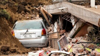 6 قتلى و30 مفقودا بعد انهيار أرضي في الإكوادور