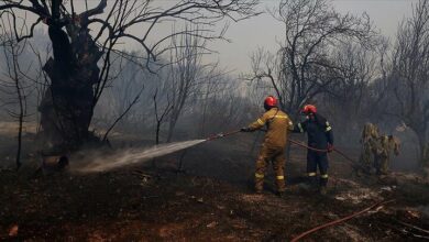 بلاغ عن 66 حريق غابات خلال 24 ساعة الماضية في اليونان واعتقال 13 شخصا