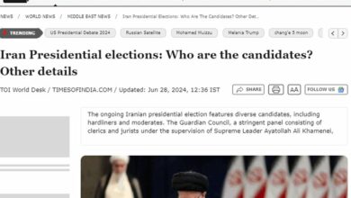 تغطية الانتخابات الرئاسية الإيرانية في “تايمز أوف إنديا”