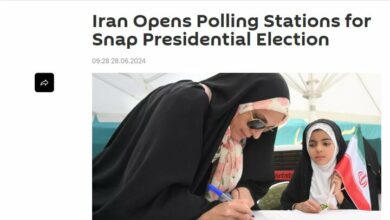 تقرير وكالة سبوتنيك للأنباء عن الانتخابات الرئاسية الرابعة عشرة في إيران