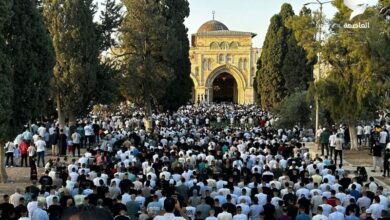 صلاة عيد الأضحى في المسجد الأقصى بحضور 40 ألف فلسطيني