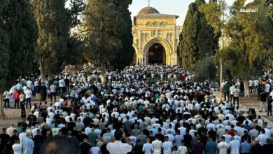 عيد الأضحى في فلسطين؛ حضور كبير في المسجد الأقصى حتى أداء الصلاة في غزة