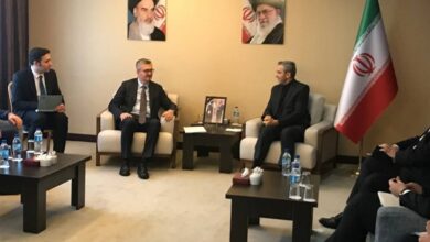 لقاء نائب وزير الخارجية التركي مع علي باقري