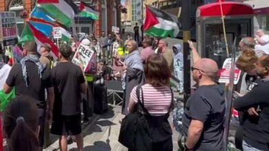 مظاهرات حاشدة دعما لفلسطين في 4 دول أوروبية
