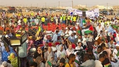 مظاهرات مناهضة للصهيونية للمواطنين الموريتانيين