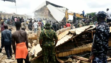 انهيار مدرسة من طابقين في نيجيريا/مقتل 22 تلميذا