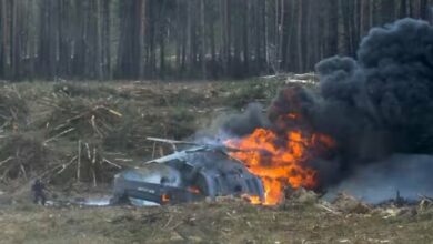 تحطم مروحية عسكرية روسية جنوب موسكو ومقتل ركابها