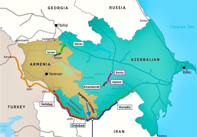 رد فعل أرمينيا على نموذج كالينينغراد لربط باكو بنخجوان
