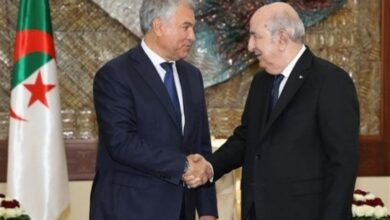 زيارة رئيس مجلس الدوما الروسي للجزائر