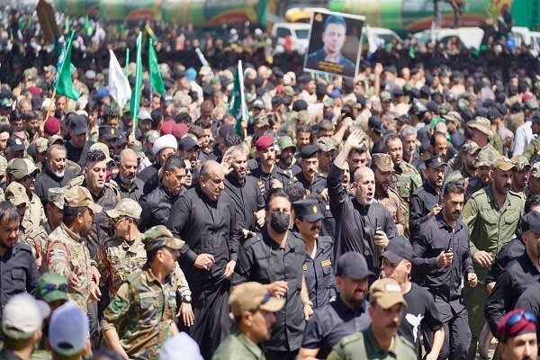 مشارکت حشد شعبی در مراسم عزاداری طویرج کربلا+تصاویر