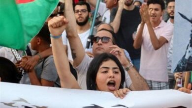 مظاهرات مناهضة للصهيونية في تونس