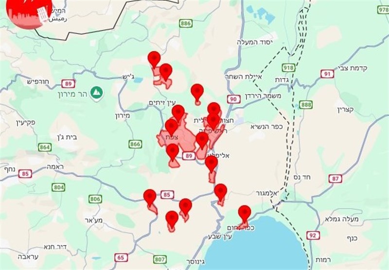 انطلاق صافرات الإنذار شمال فلسطين المحتلة عقب عمليات حزب الله