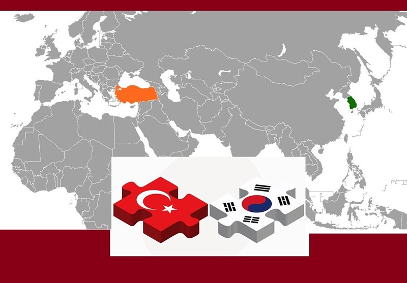 وتسعى تركيا إلى تطوير العلاقات مع كوريا الجنوبية في مجالات السكك الحديدية والتجارة البحرية