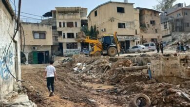 استشهاد شابين فلسطينيين بقصف طائرات الاحتلال الإسرائيلي لمخيم نورشمس