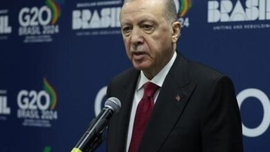 أردوغان: العالم لم يتخذ الموقف المتوقع ضد القمع الإسرائيلي