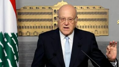 تأكيد ميقاتي على وقف الاعتداءات الصهيونية