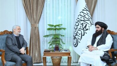 لقاء وداعي لـ “كاظمي قمي” مع وزير خارجية حكومة طالبان