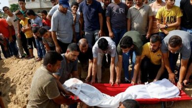 مجزرة بحق كافة أفراد 1410 أسرة فلسطينية في قطاع غزة
