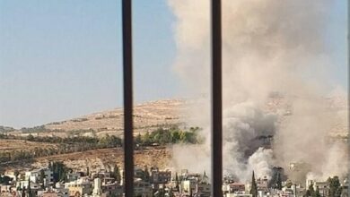 هجوم الكيان الصهيوني على منطقة المزة بدمشق