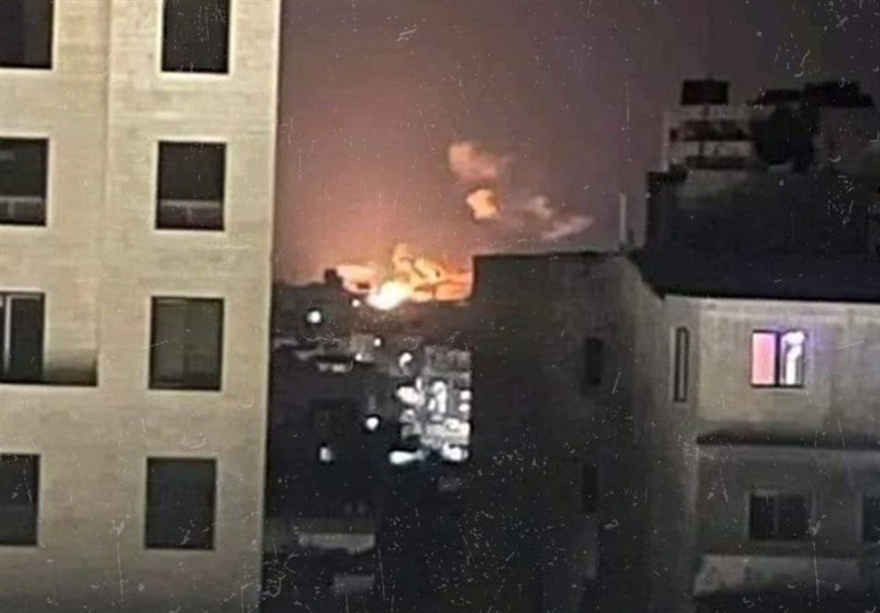هجوم الكيان الصهيوني على منطقتين في محافظة حمص السورية