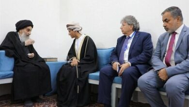 وأعرب آية الله السيستاني عن قلقه إزاء الوضع في غزة ولبنان