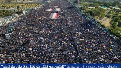شعب اليمن: مستمرون في دعم فلسطين والمقاومة