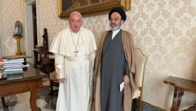 إرهاب النظام الصهيوني بسبب وجود الوفد الإيراني في الفاتيكان