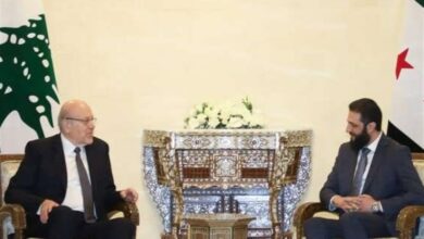 لقاء وحديث نجيب ميقاتي مع الجولاني في دمشق