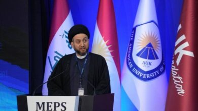 وأعاد الحكيم التأكيد على موقف العراق الثابت بشأن فلسطين