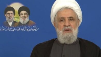 بداية خطاب نايم قاسم في وداع لقادة المقاومة