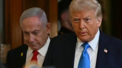 ألغى البيت الأبيض المؤتمر الصحفي لشركة نتنياهو مع ترامب