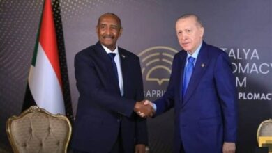 المفاوضات العامة بورهان مع أردوغان في أنطاليا