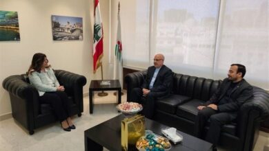 تركيز إيران ولبنان على تعزيز العلاقات الثنائية في مجال الرياضة