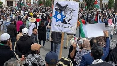 مظاهرات واسعة النطاق في المغرب ضد إسرائيل وسعت إلى قطع العلاقات معها