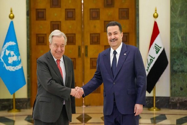 [object Object] /العراق , الأمم المتحدة , أنطونيو غوتيريش , محمد شياع السوداني , الإرهاب